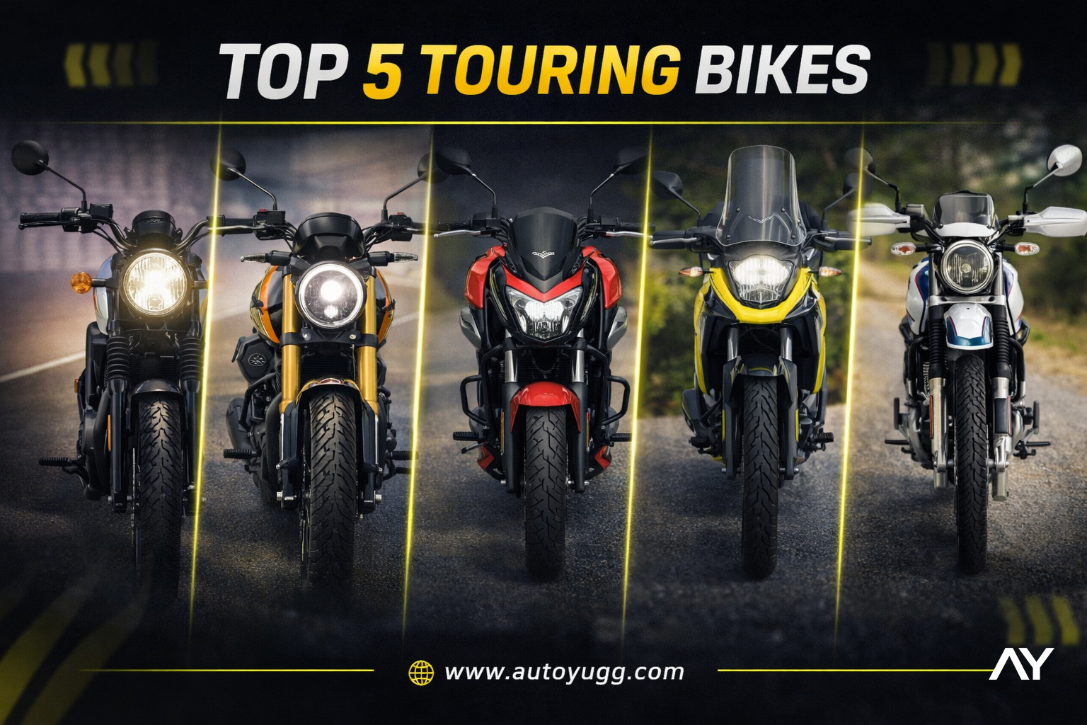 2026 Top 5 Touring Bikes Under INR2 Lakh in India. Best Mileage, Comfort and Performance Compared