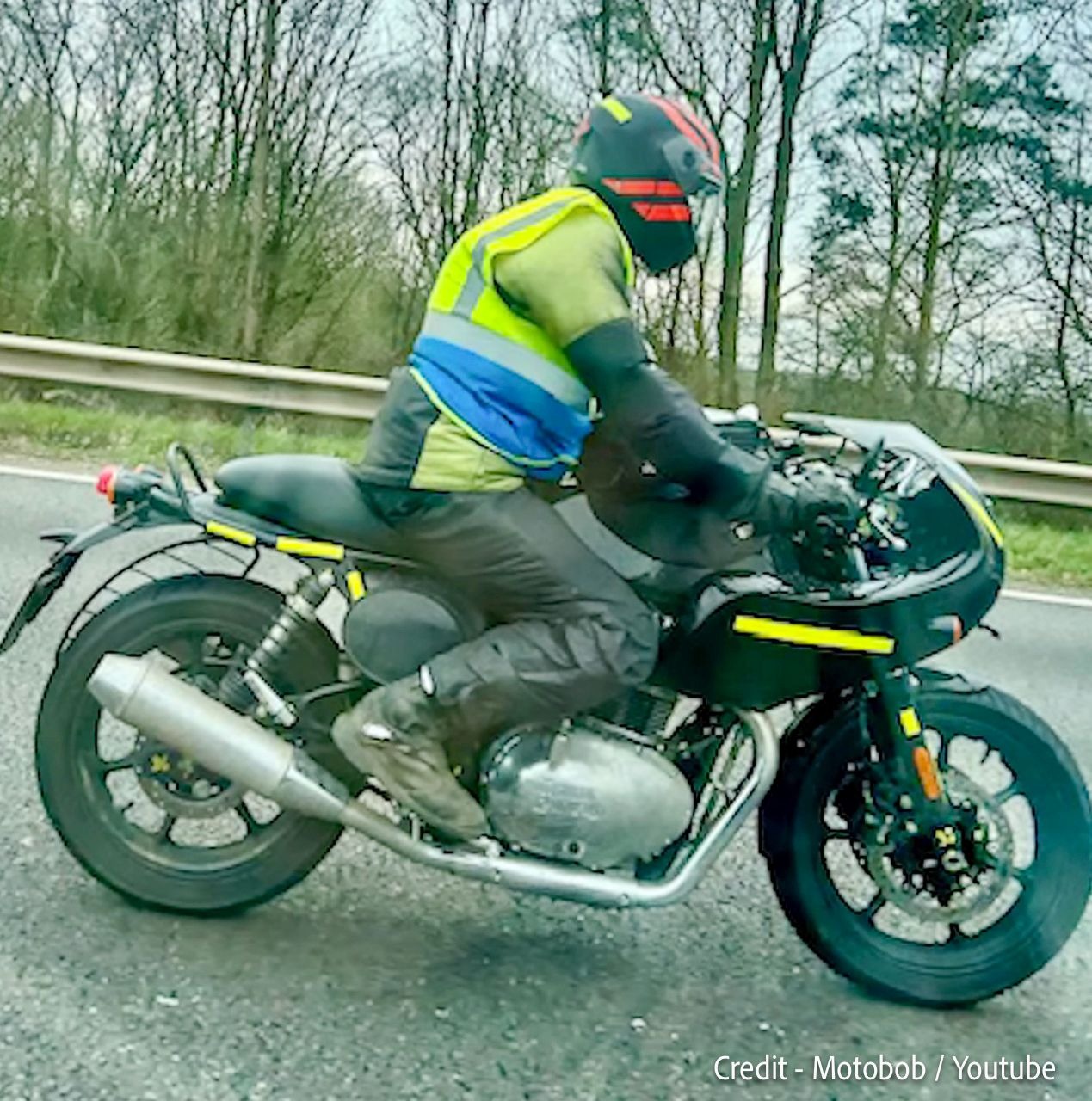 Next Generation Royal Enfield Continental GT-R 750 Spied With Quarter Fairing Ahead of 2026 EICMA Debut