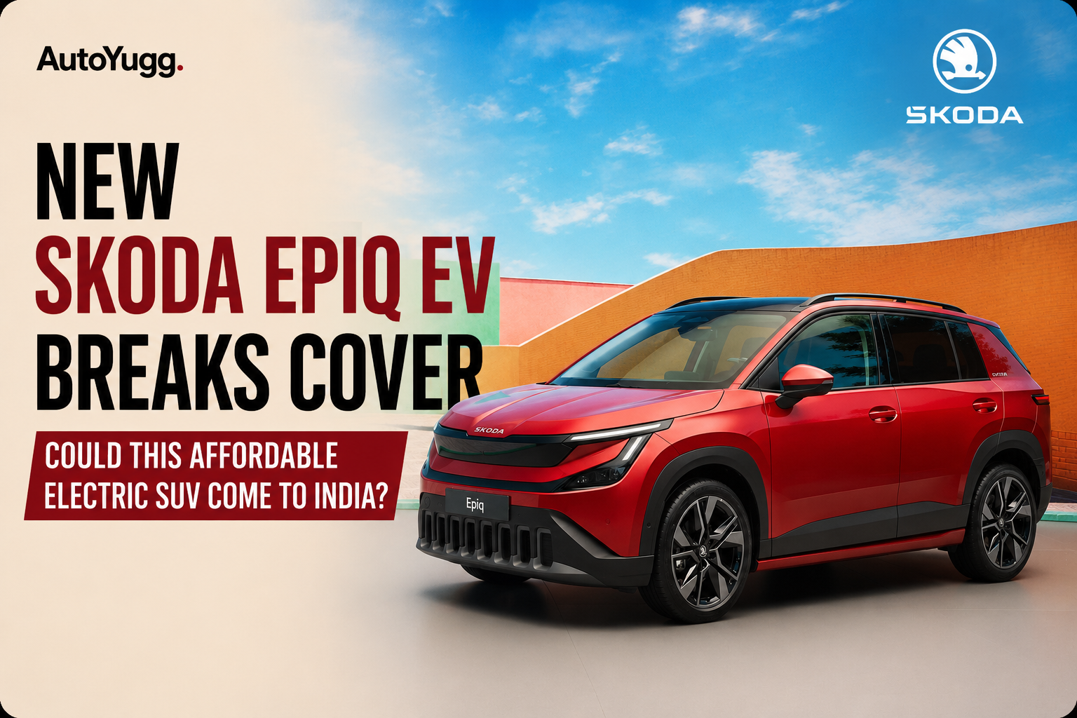 New Skoda Epiq EV Breaks Cover – Could This Affordable Electric SUV Come To India?
