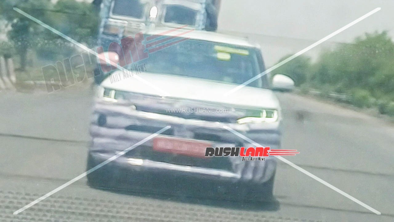 2026 Maruti Brezza Facelift Spied Testing New Smaller Petrol Engine
