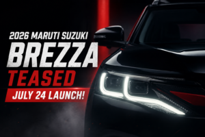 2026 Maruti Suzuki Brezza Teased Ahead of July 24 Launch; Bookings Now Open