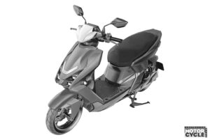 Yamaha Patents New Electric Scooter With Swappable Battery and Central Motor