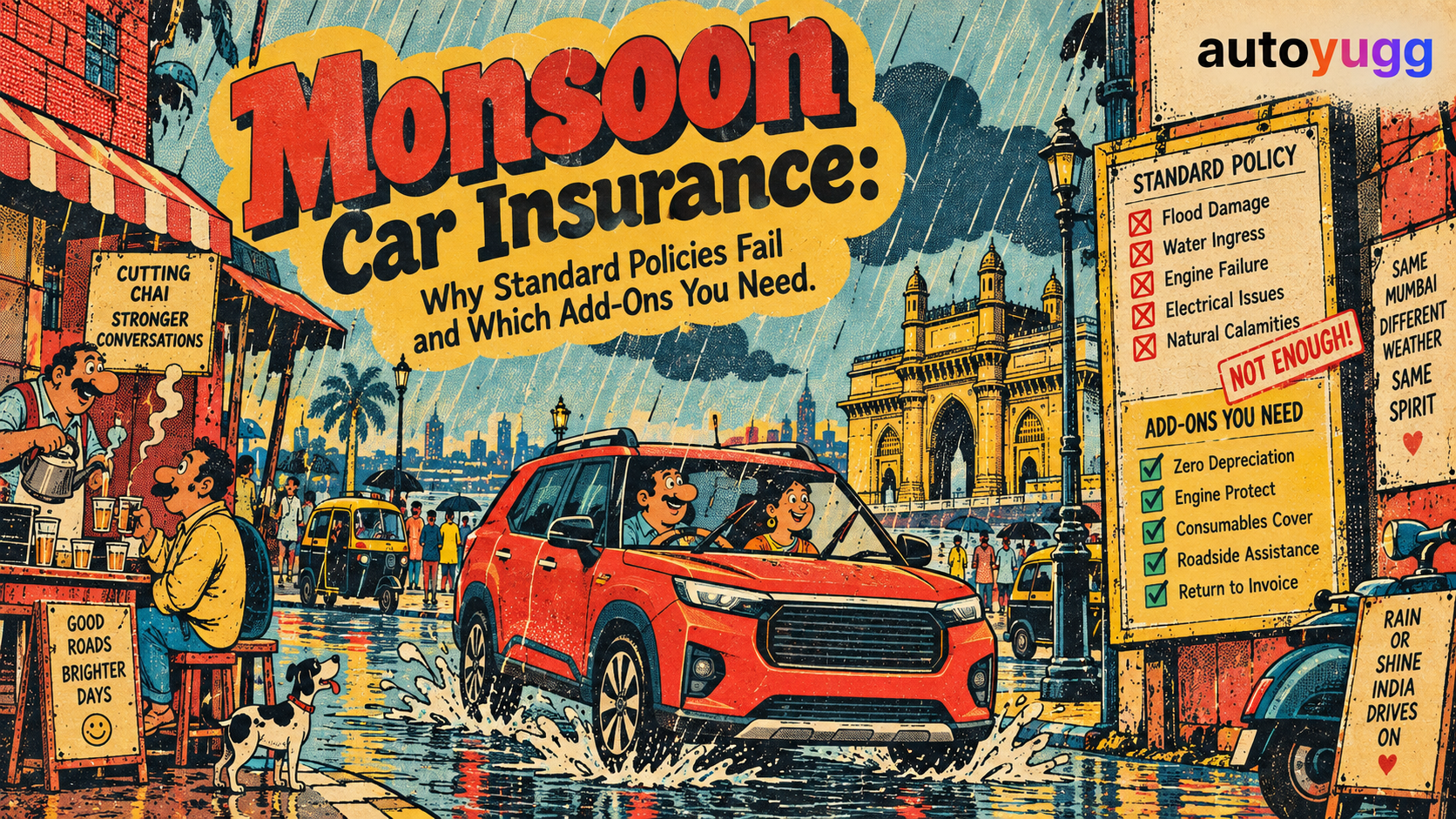 Monsoon Car Insurance: Why Standard Policies Fail and Which Add-Ons You Need