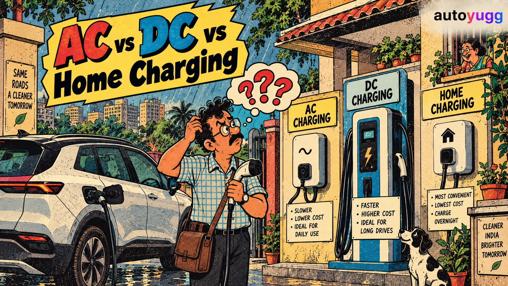 EV Charging Expenses Explained: AC vs DC vs Home Charging