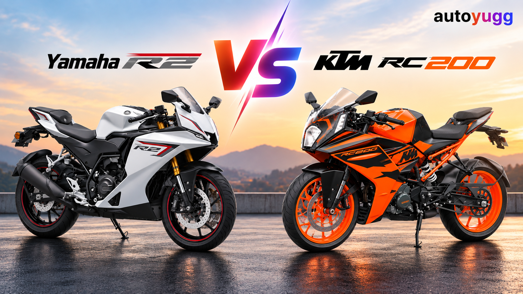 Yamaha R2 vs KTM RC 200: Price and Specs Compared