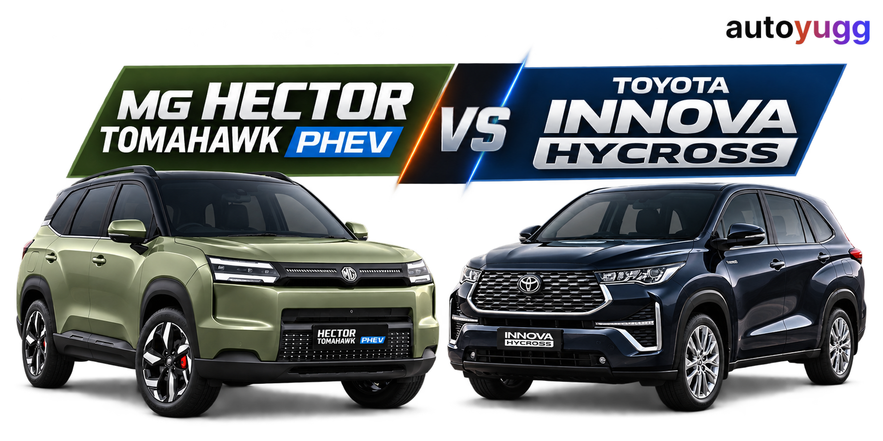 MG Hector Tomahawk PHEV vs Toyota Innova Hycross: Price and Specs of Hybrids Compared