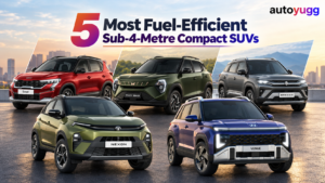 5 Most Fuel-Efficient Sub-4-Metre Compact SUVs in India 