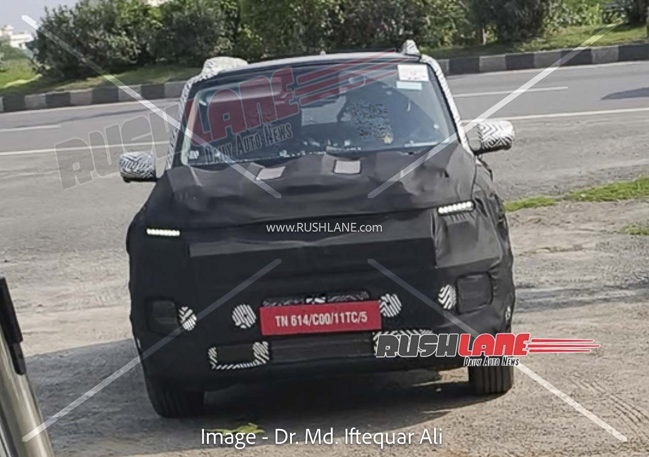 Hyundai HE1i Electric SUV Spotted Charging In India, New Details Emerge